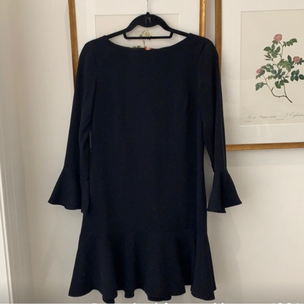 Sail to Sable 3/4 length sleeve black dress